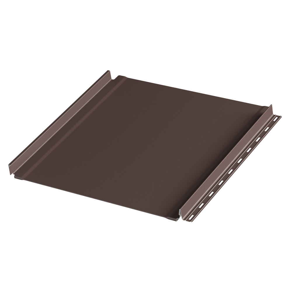 Фальцевая панель AQUACLICK Эталон (с подгибом) мат. (RAL8017) PU (КАШЕМИР)