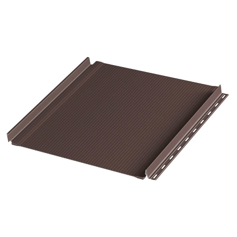 Фальцевая панель AQUACLICK Бриз (с подгибом) мат. (RAL8017) PU (КАШЕМИР)