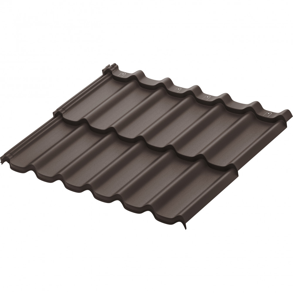 Модульная металлическая черепица Стокгольм XXL (RR32) 1185х875 мм Rooftop