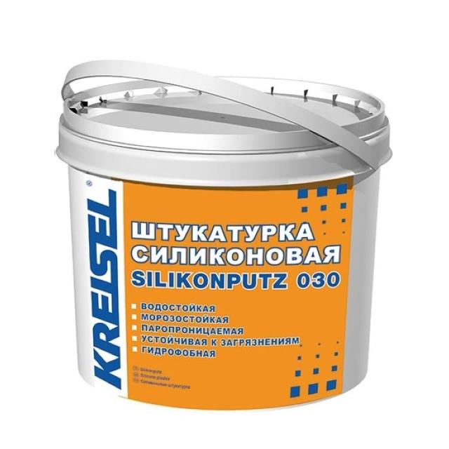 030 Silikonputz DR ("КОРОЕД"), 2 мм Штукатурка силиконовая,  3 группа, (Крайзель), 25 кг